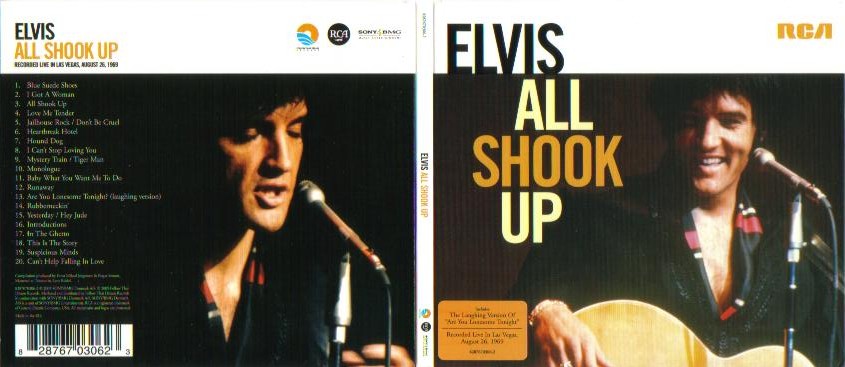 FTD CD # 33 - Die Songs: Blue Suede Shoes - I Got A Woman - All Shook Up - Love Me Tender - Jailhouse Rock/Dont Be Cruel - Heartbreak Hotel - Hound Dog - I Cant Stop Loving You - Mystery Train/Tiger Man - Monologue - Baby What You Want Me To Do - Runaway - Reconsider Baby - Are You Lonesome Tonight ("Lachversion") - Rubberneckin - Yesterday/Hey Jude - Introductions - In The Ghetto - This Is The Story - Suspicious Minds - Can't Help Falling In Love